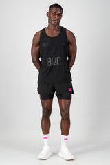 SprintRacer Men's 2-in-1 Pro Shorts - Black