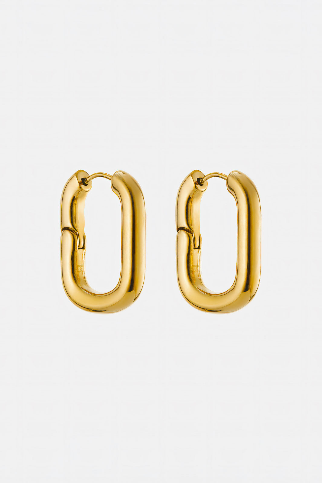 Chunky Oval Hoops