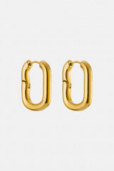 Chunky Oval Hoops