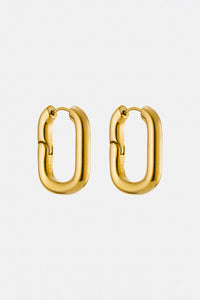 Chunky Oval Hoops