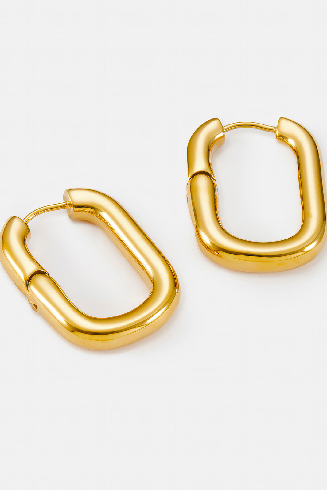 Chunky Oval Hoops