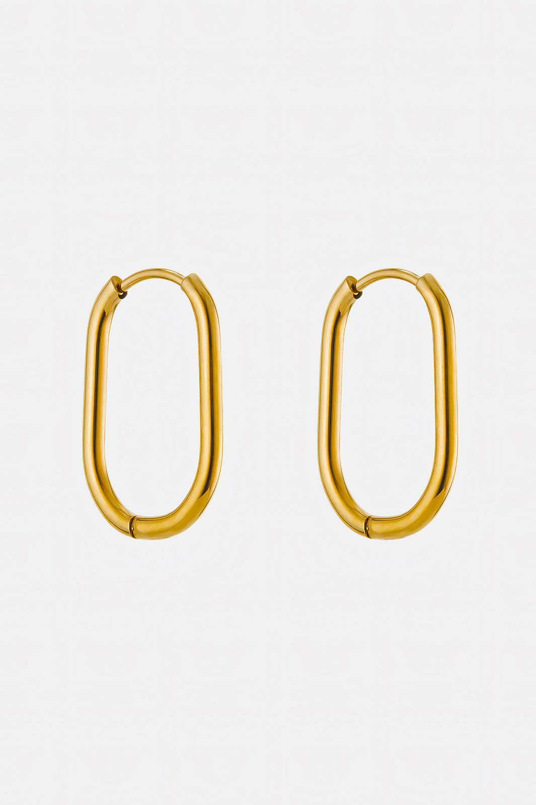 Thin Oval Hoops