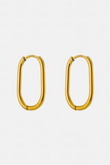 Thin Oval Hoops