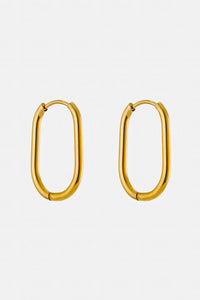 Thin Oval Hoops