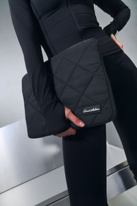Quilted Laptop Sleeve - Black