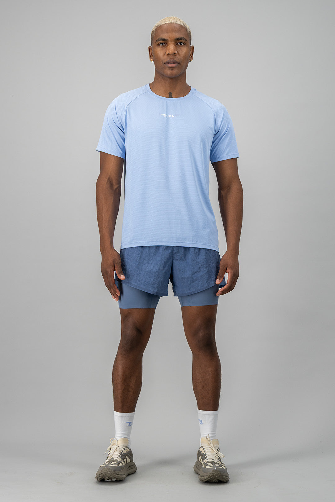 Peak Active Tee - Sky
